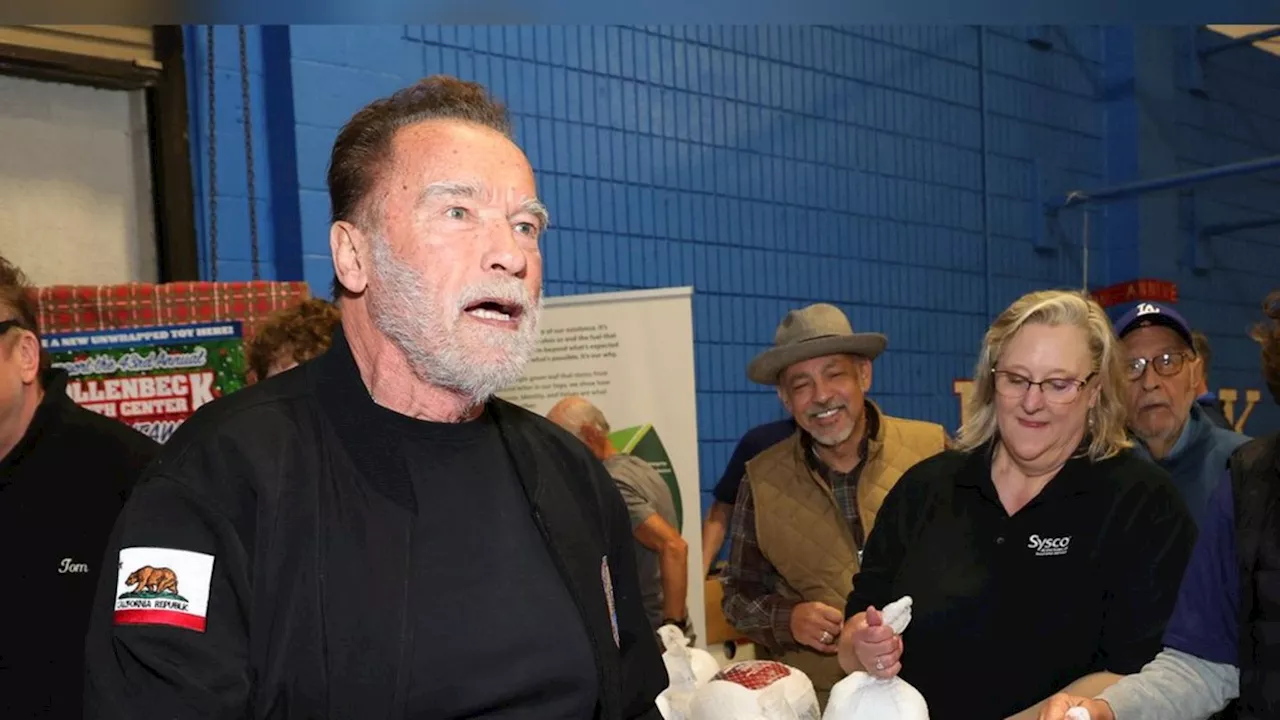 Thanksgiving-Tradition seit drei Jahrzehnten: Arnold Schwarzenegger spendet Truthähne