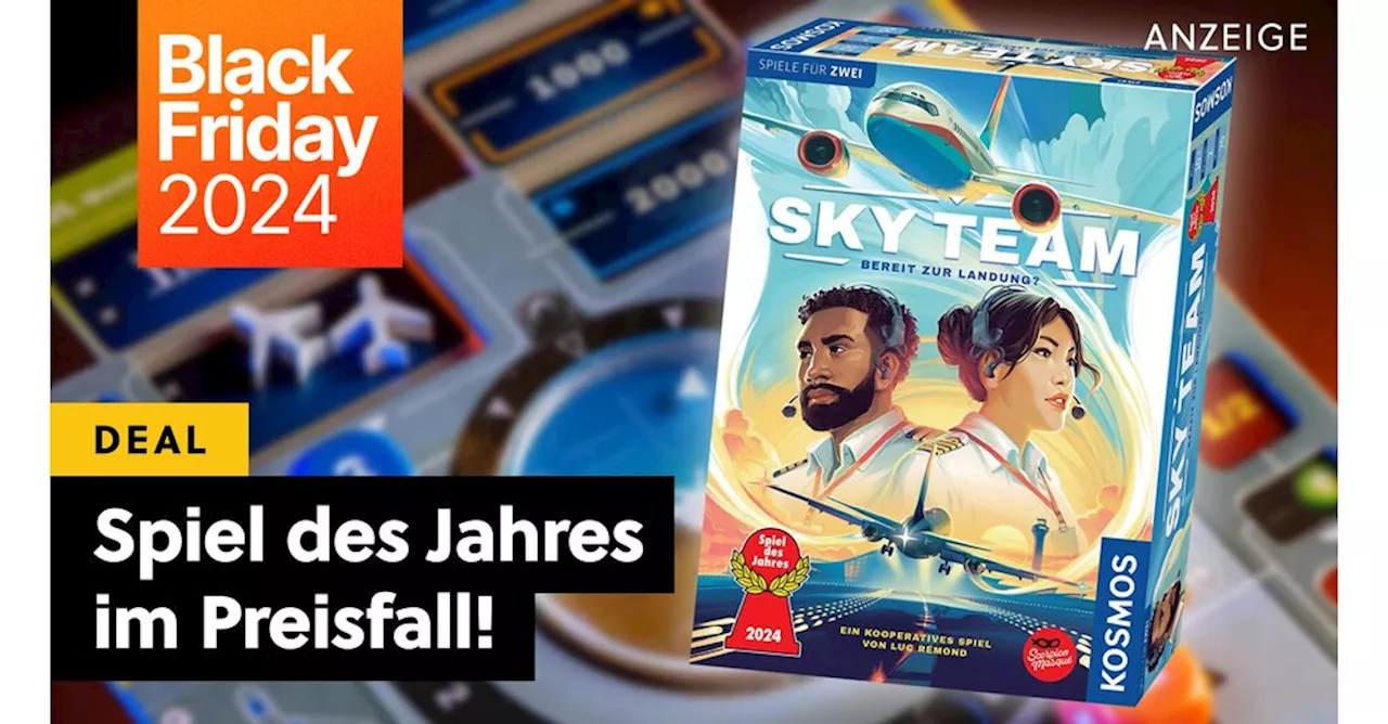 Das Spiel des Jahres 2024 'Sky Teams': Landen Sie ein Flugzeug zu zweit