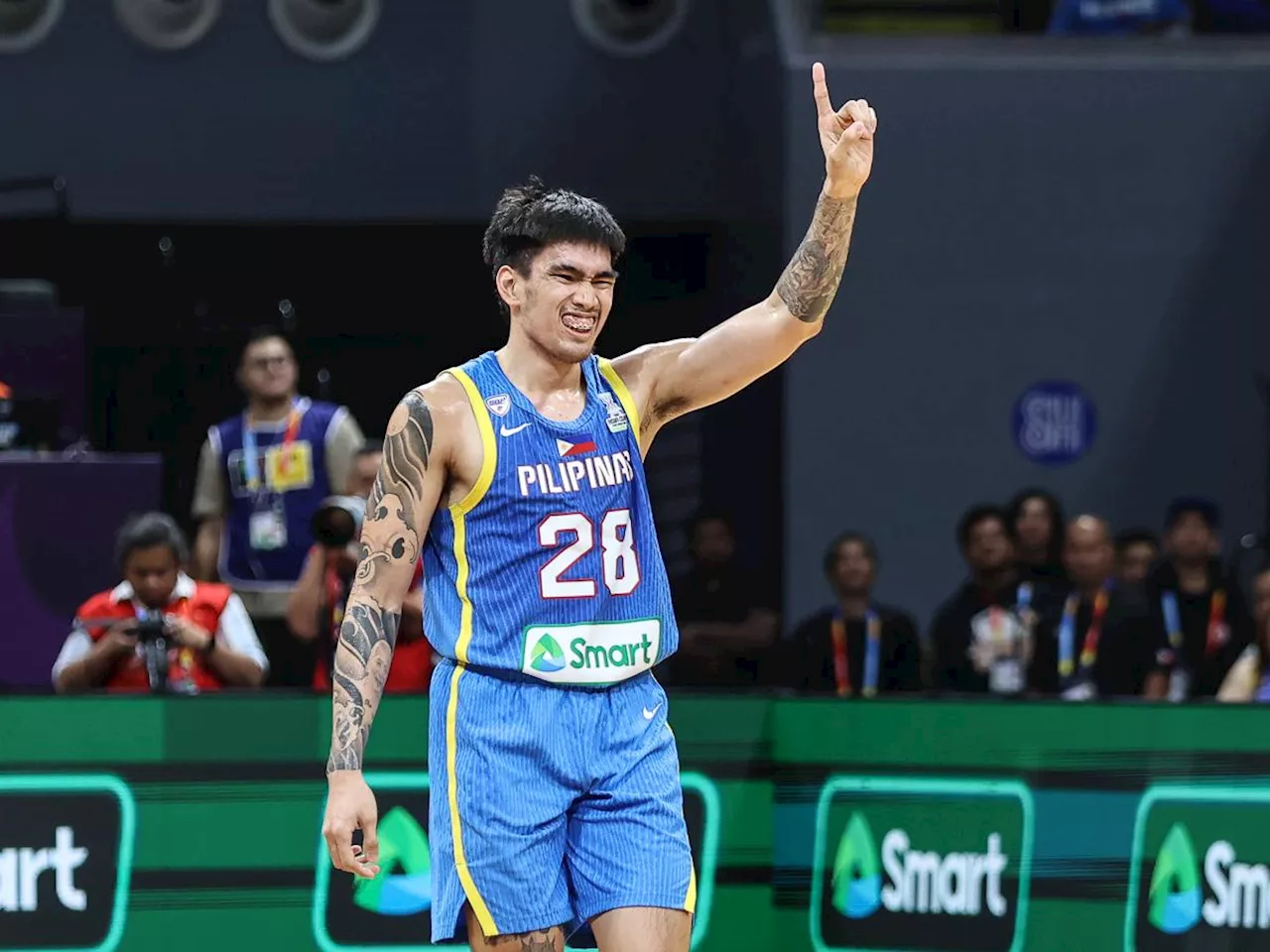 Kevin Quiambao Scores Eight Points in Philippines' 93-54 Victory Over Hong Kong