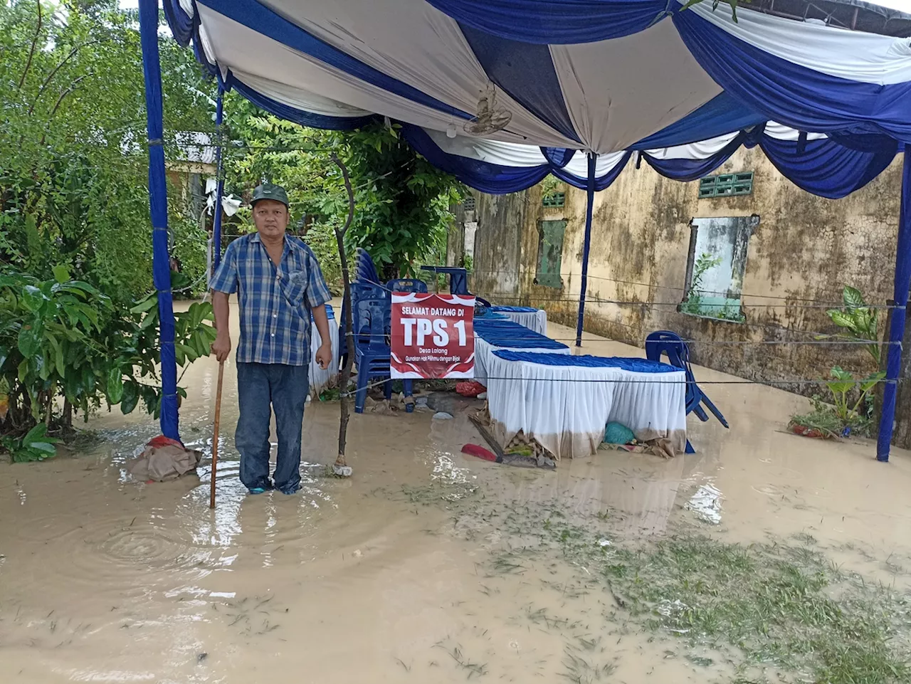 Warga Medan dan Deli Serdang Jadi Korban Banjir, Pemungutan Suara di Sejumlah TPS Dibatalkan