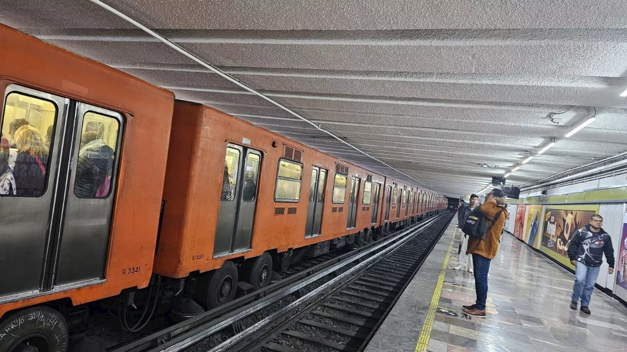 Afluencia alta en la Línea 3 del Metro de la Ciudad de México