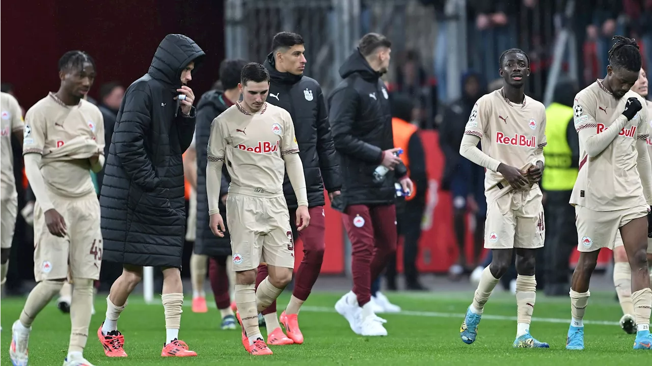 Salzburg Spieler verfehlten alles beim 0:5 gegen Leverkusen