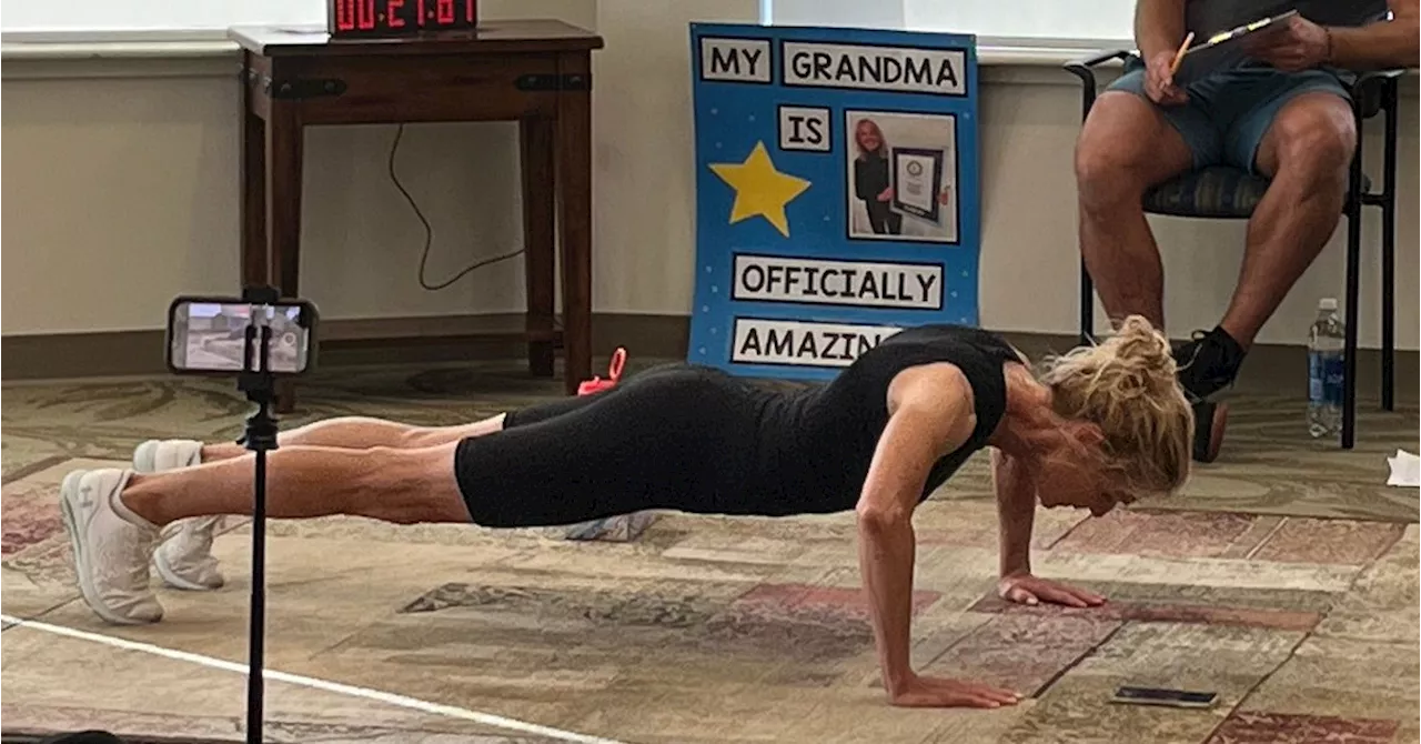 This Grandma Broke A World Record Doing Over 1,500 Pushups: I 'Felt Quite Strong'