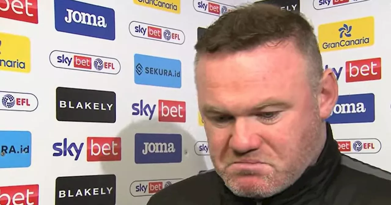 Wayne Rooney Lashes Out at Plymouth Side Following Heavy Defeat