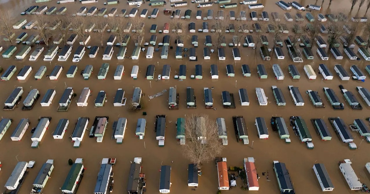 Flooded Mobile Home Park in England Raises Concerns About Irreversible Climate Tipping Points