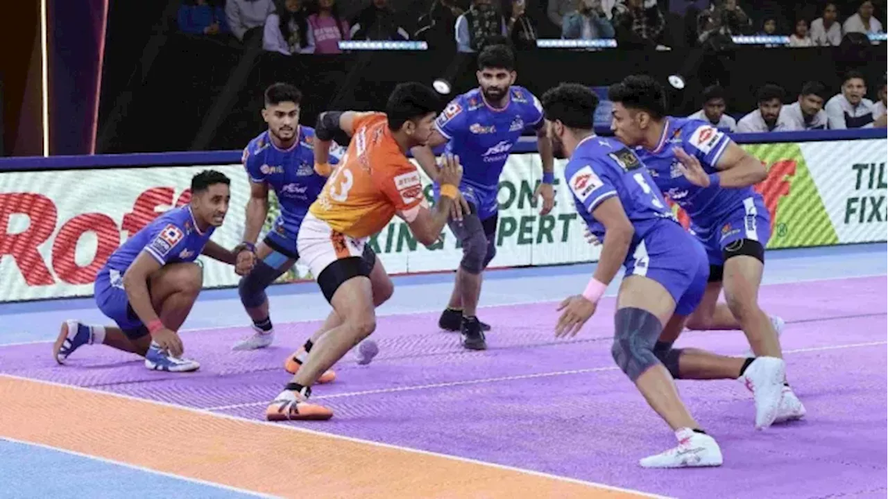 Haryana Steelers Haray Spor Acil Durumunda Puney Pune Warriors'u 38-28 ile Yeniyor