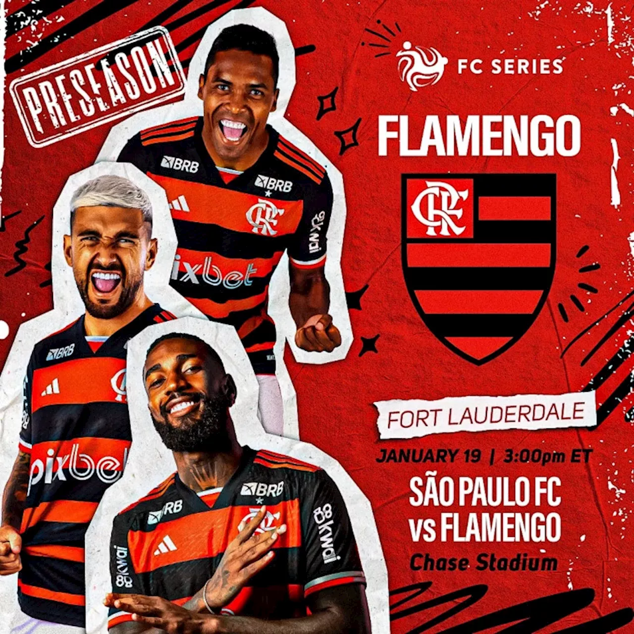 Flamengo confirma pré-temporada nos Estados Unidos para 2025