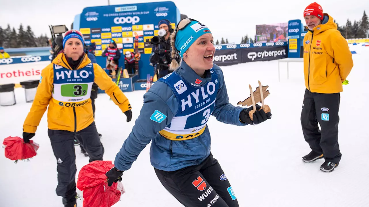 Ski Langlauf: Carl und Hennig auf dem Weg nach oben