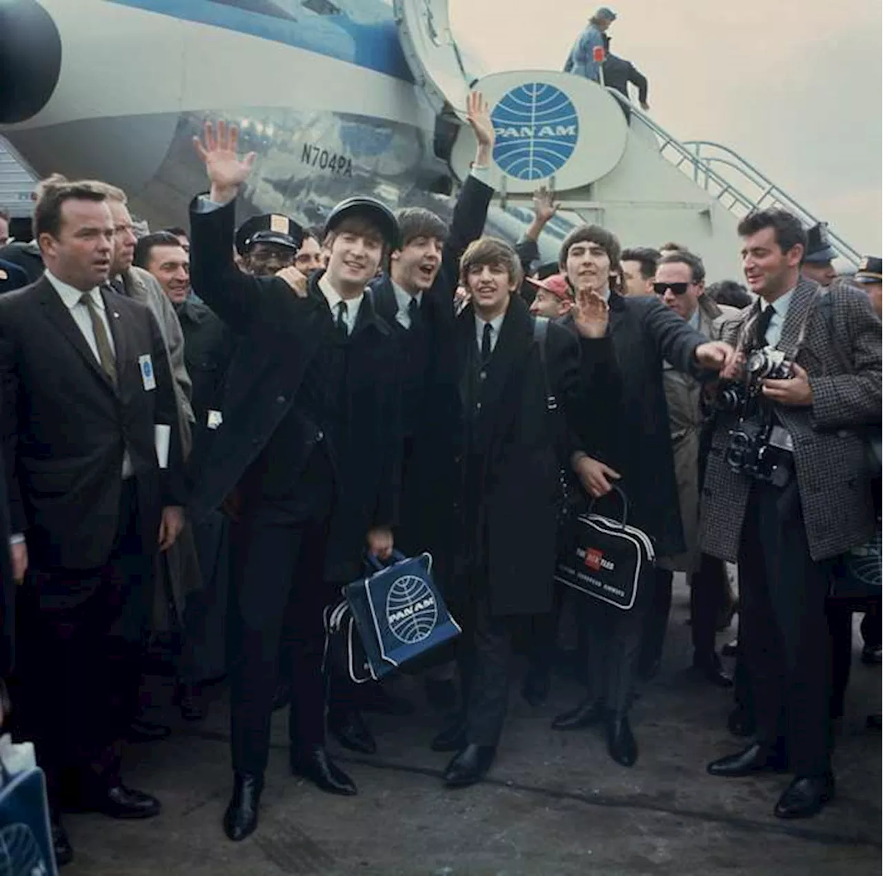 Intimate documentary captures the Beatles goofing around as they take America by storm in 1964