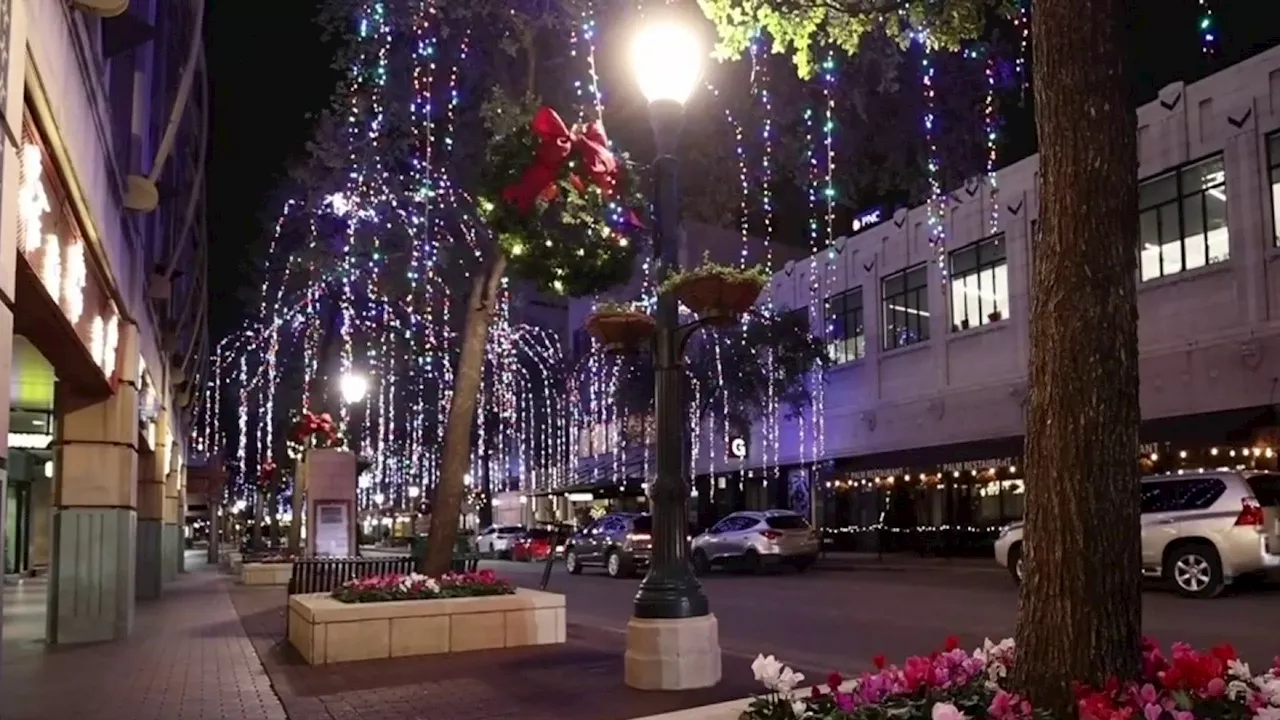 Downtown San Antonio becomes a Christmas wonderland of lights