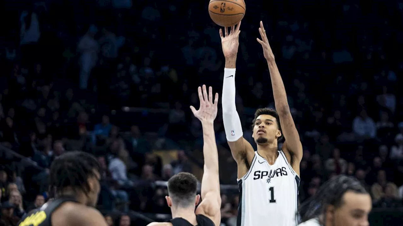 Wembanyama scores 34 as Spurs eliminate Jazz from NBA Cup contention