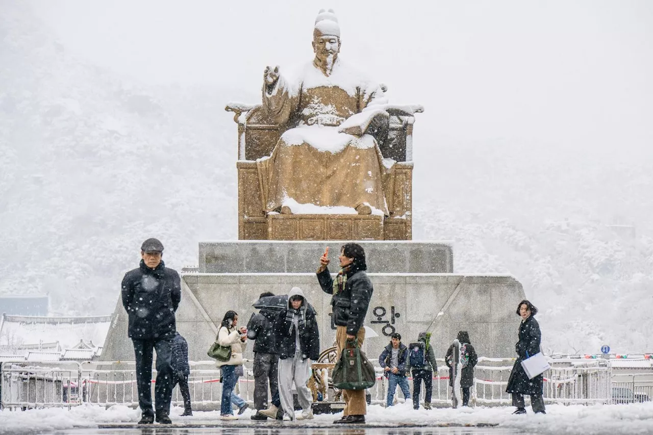 Chutes de neige records à Séoul pour le mois de novembre (agence météo)