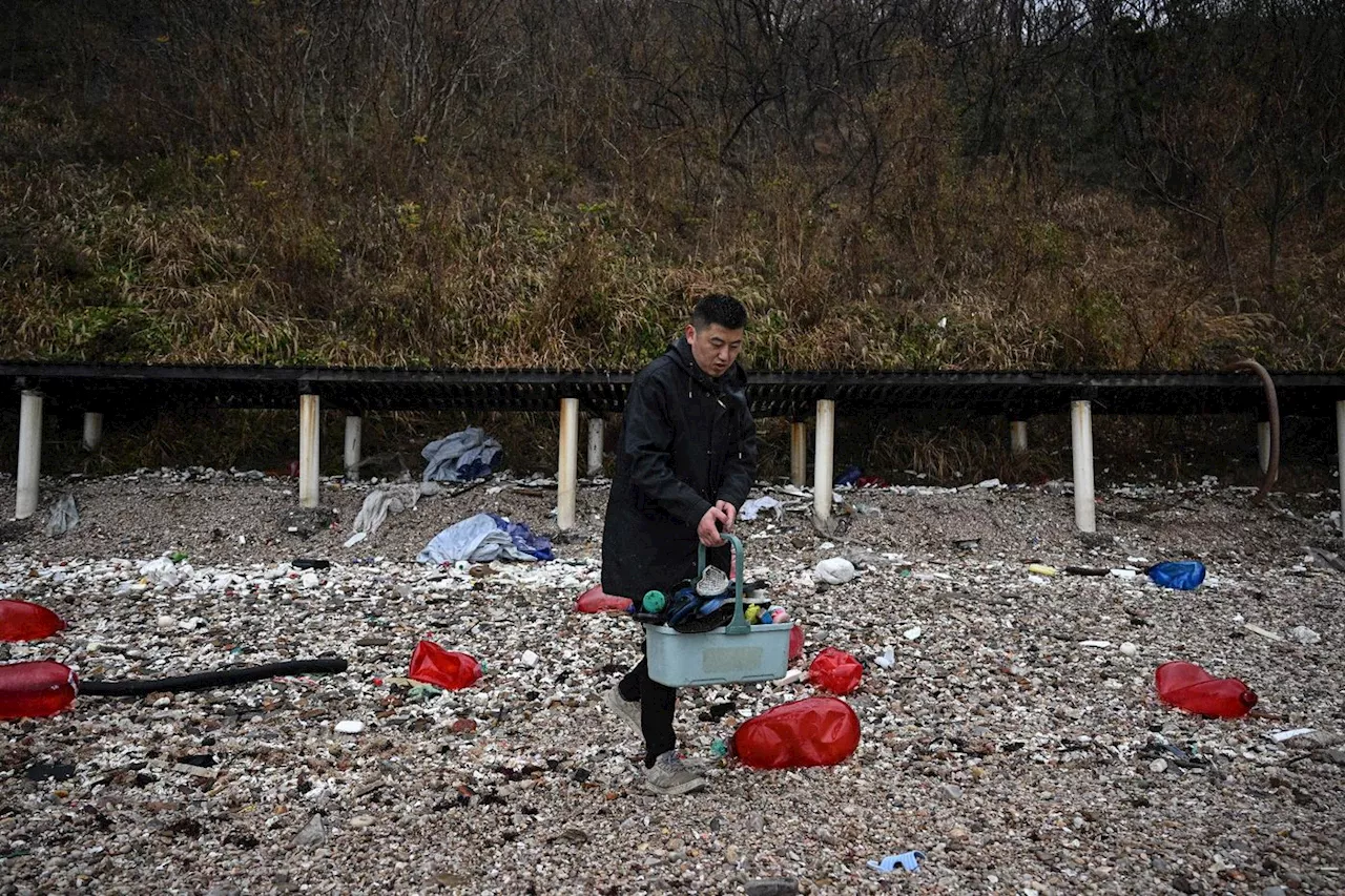 Sur une île chinoise, des déchets plastiques recyclés en oeuvres d'art