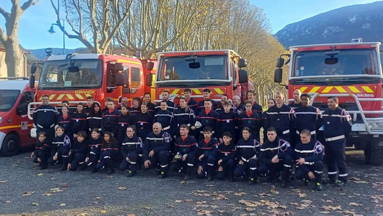 Sainte-Barbe : médailles et diplômes pour les sapeurs-pompiers de Quillan