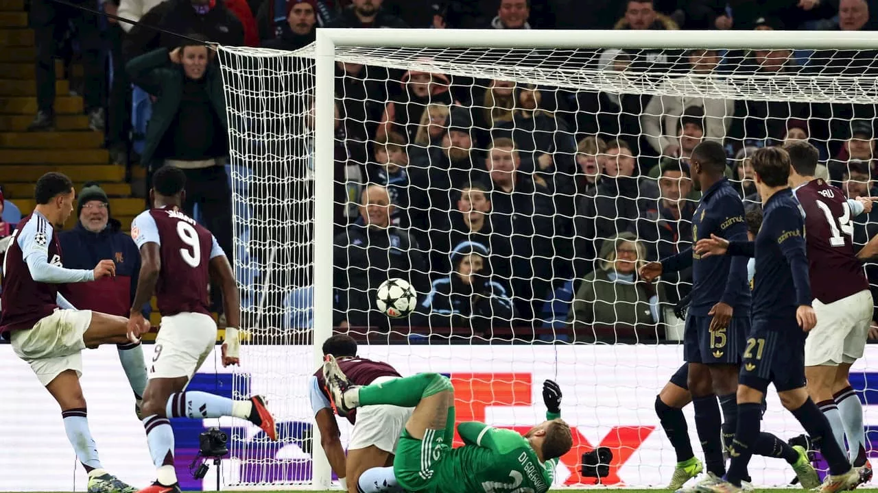 Com gol anulado no último lance, Aston Villa e Juventus empatam pela Champions