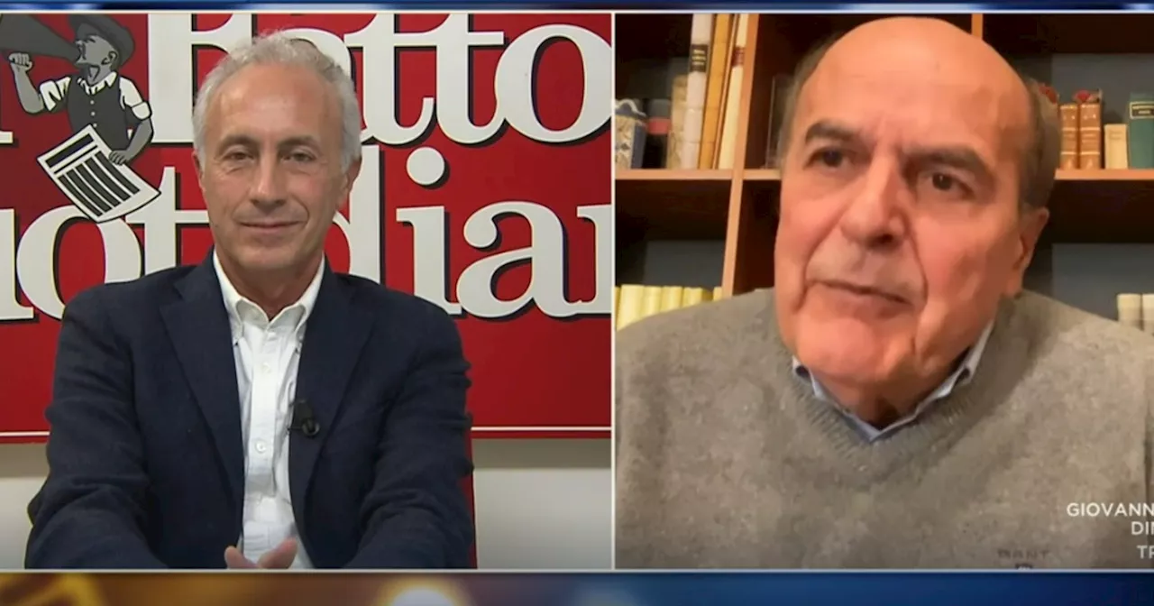 Otto e mezzo, Bersani sbugiardato da Travaglio: &#034;Ti do una notizia&#034;