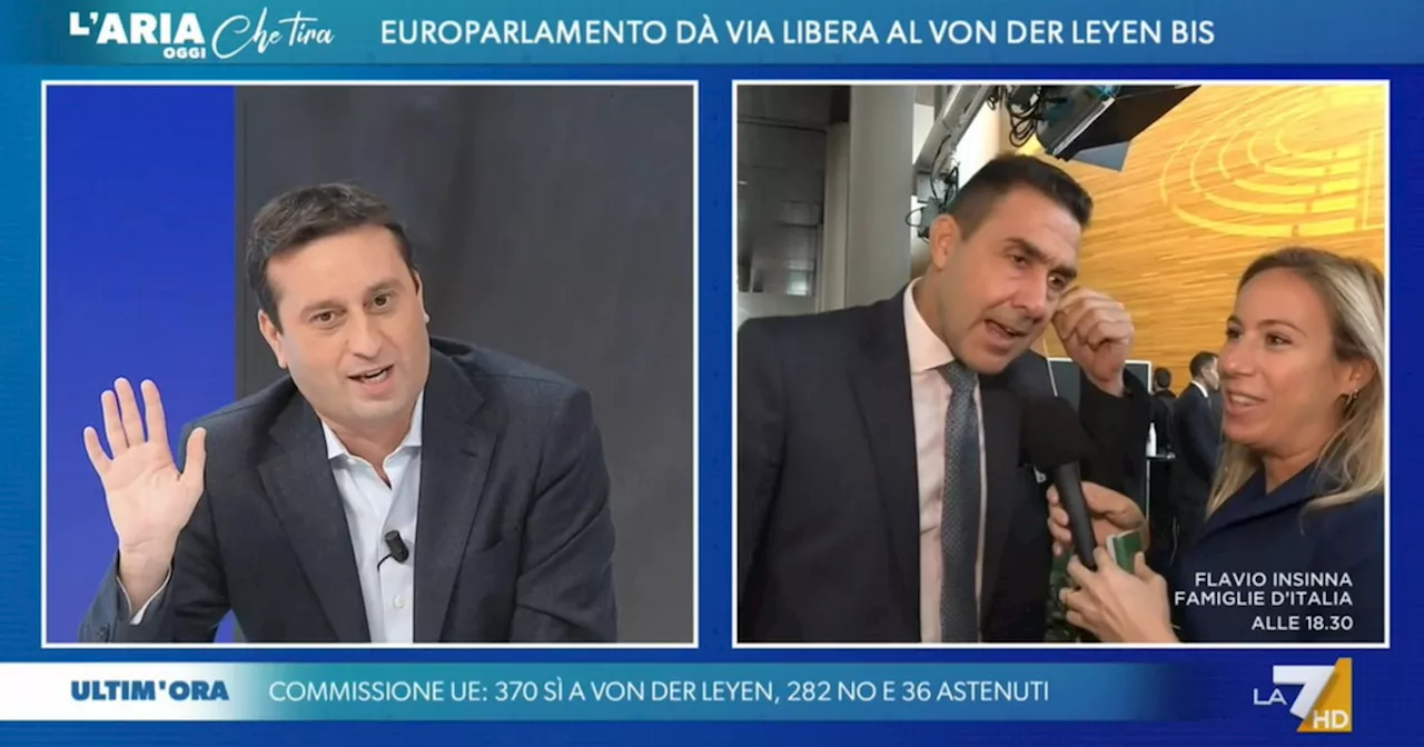 Vannacci lo sfotte: "Mi hanno detto che lo ha appeso in ufficio". Parenzo va versi strani: scene surreali a La7