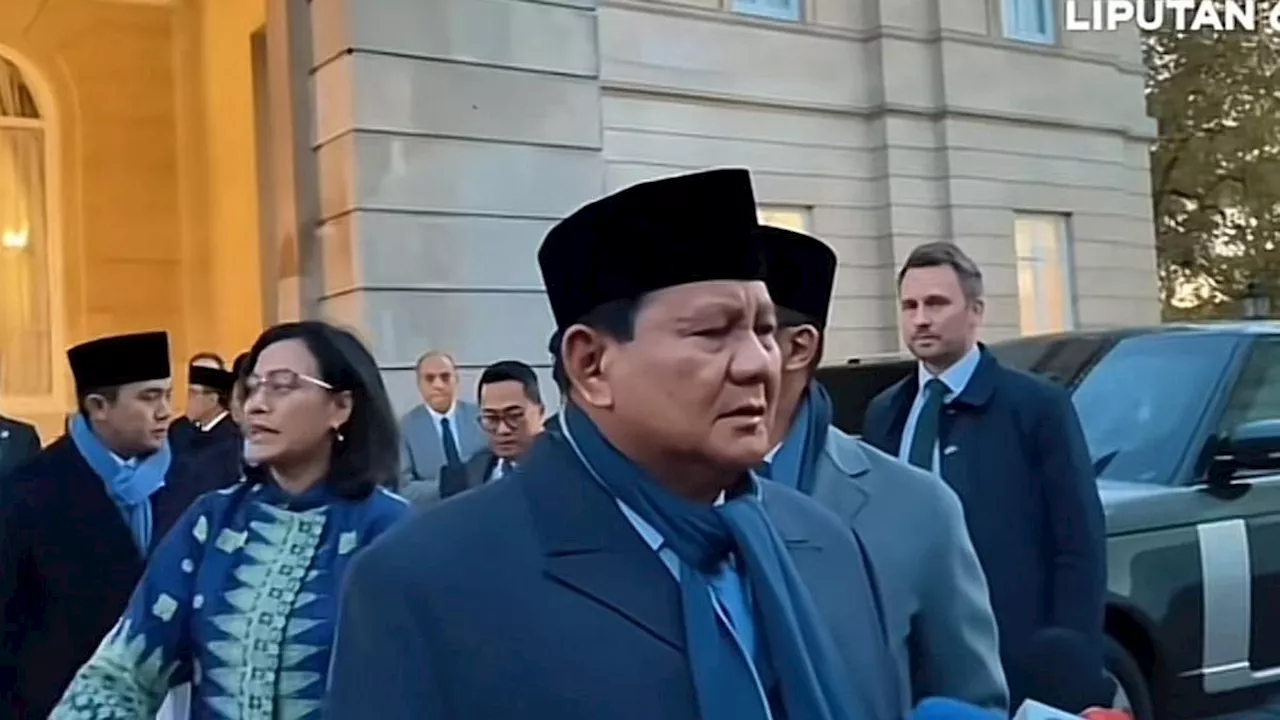 Momen Presiden Prabowo Subianto Beri Perhatian ke Menkeu Sri Mulyani, Dinilai Terlalu Green Flag