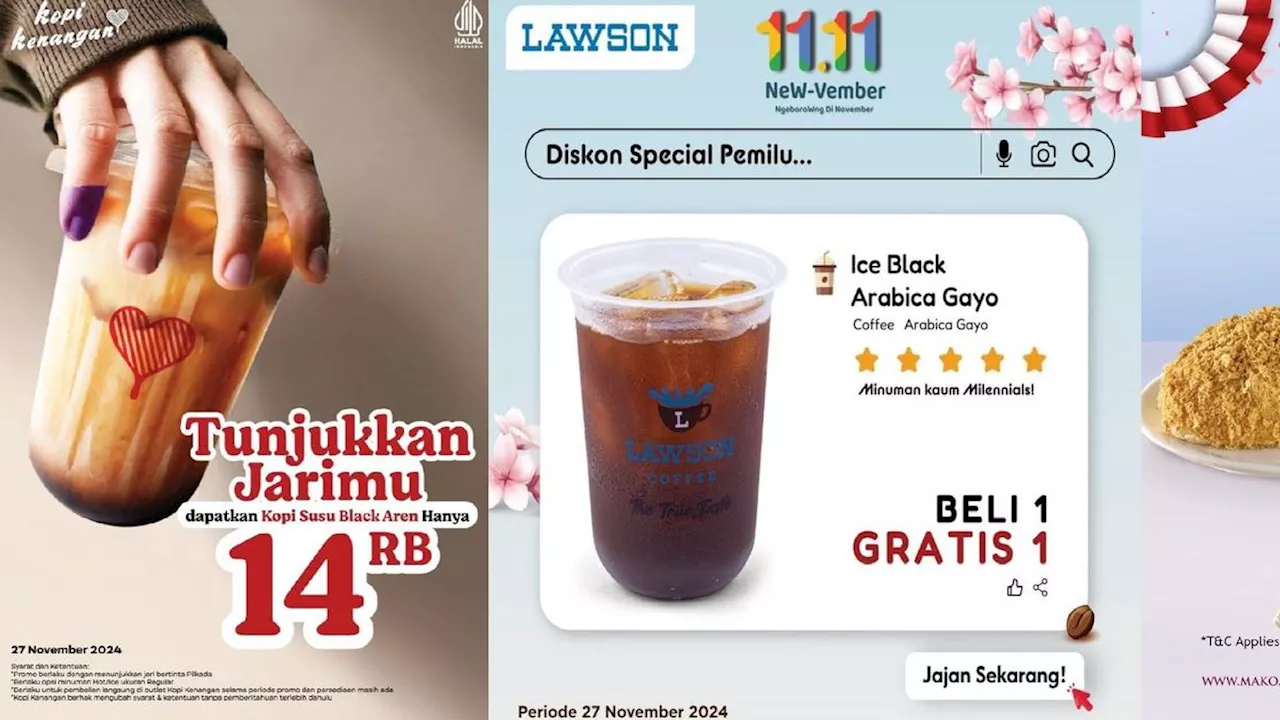 Promo Pilkada 2024: Makanan, Minuman hingga Tempat Wisata