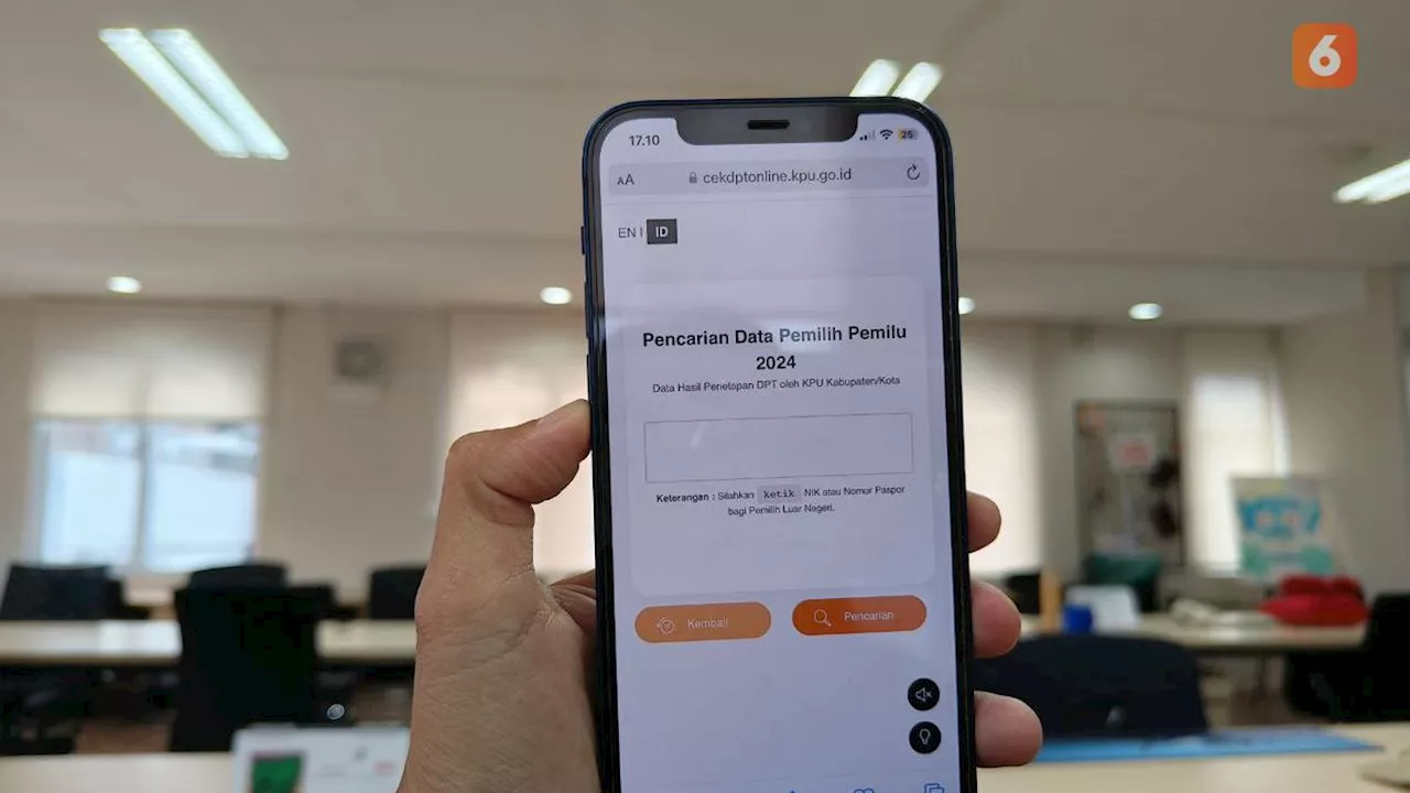 Simak Cara Mudah Cek DPT Online Pilkada 2024 Lewat Handphone