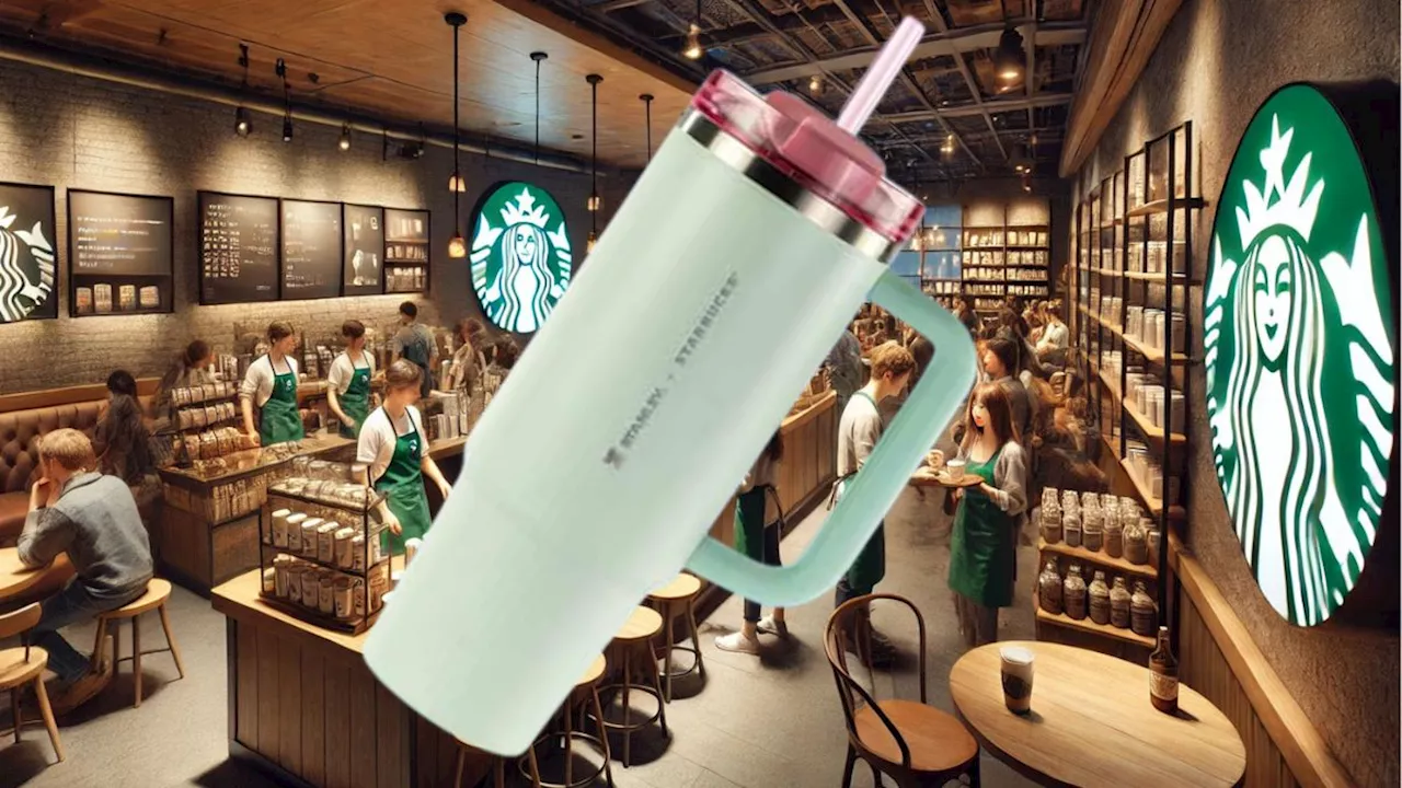 Starbucks Lanza Vaso Stanley con Tapa Rosa para Miembros Rewards