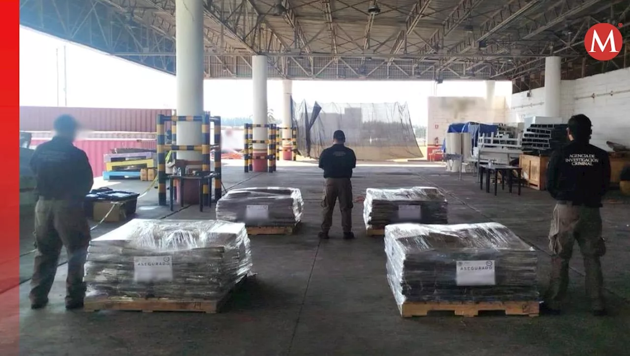 Aseguran Semar Y FGR más de 700 kg de mariguana en Aduana Marítima de Veracruz