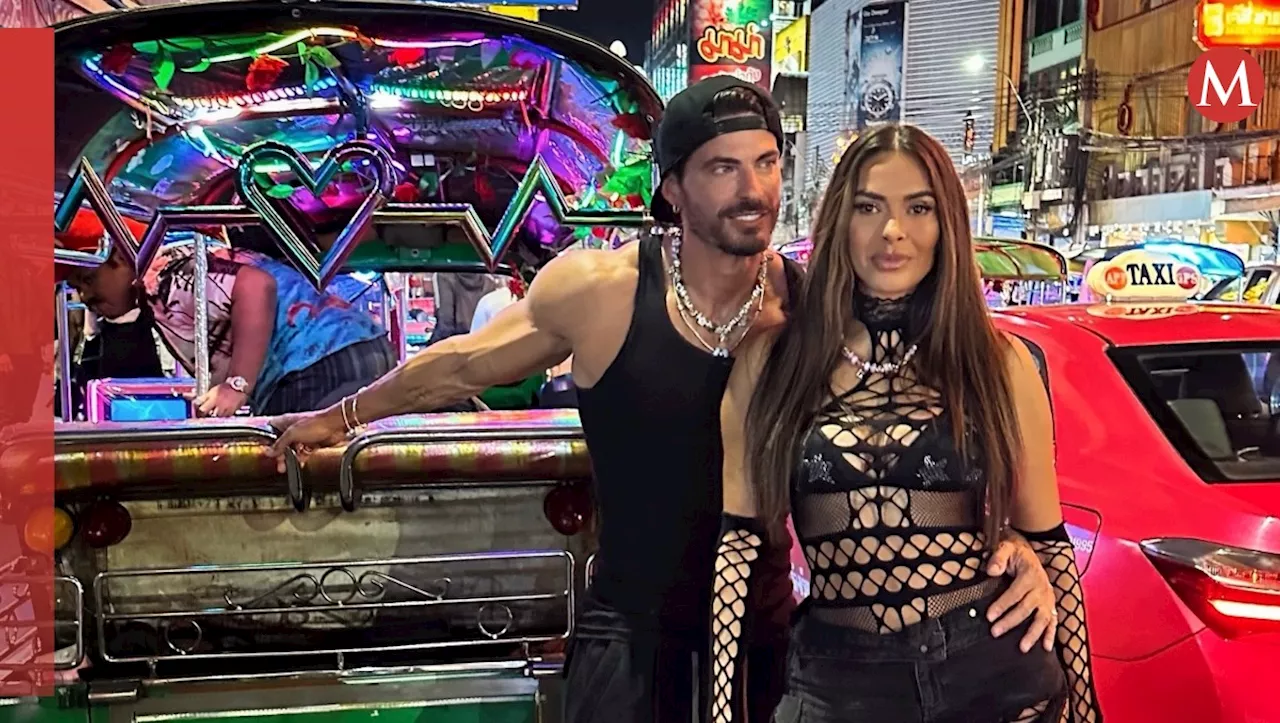 Galilea Montijo posa junto a su novio, ocho años menor que él, en Tailandia