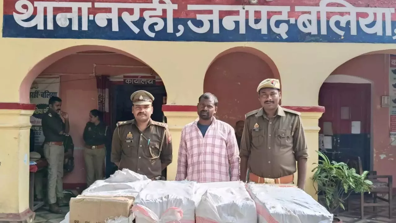 नाव से बिहार जा रही थी 172 लीटर अवैध शराब, बलिया पुलिस ने दौड़ाया तो नदी में कूदे तस्कर, एक गिरफ्तार