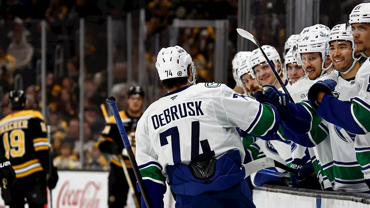 DeBrusk's Clutch Goal Puts Canucks Past Bruins in Shutout