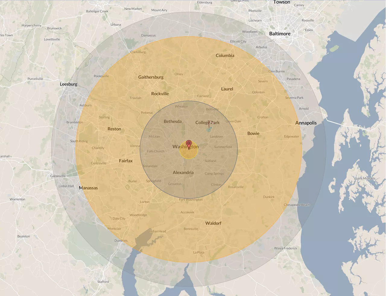 Nuclear Bomb Map Shows Impact of Russian Weapons on Major US Cities