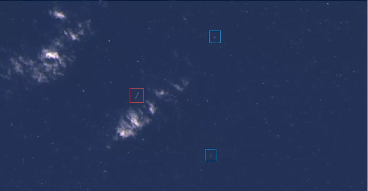 Satellite Image Shows Chinese Ship Suspected of Sabotage in 'NATO Lake'