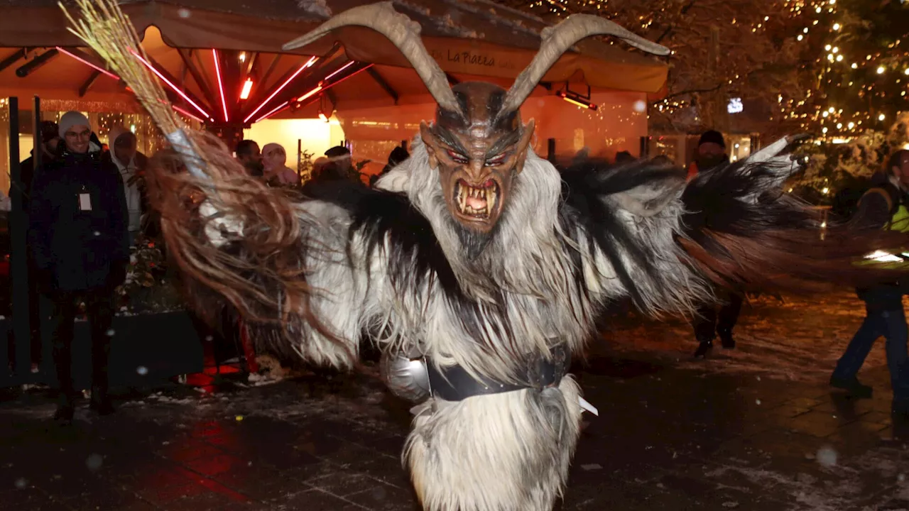 Alles bereit für den Krampuslauf in der Wiener Neustädter Innenstadt