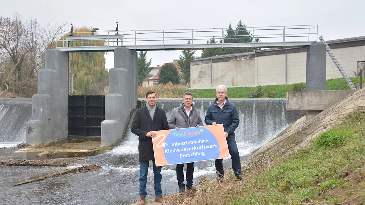 TullnEnergie Aktiviert Wasserkraftwerk in Atzenbrugg