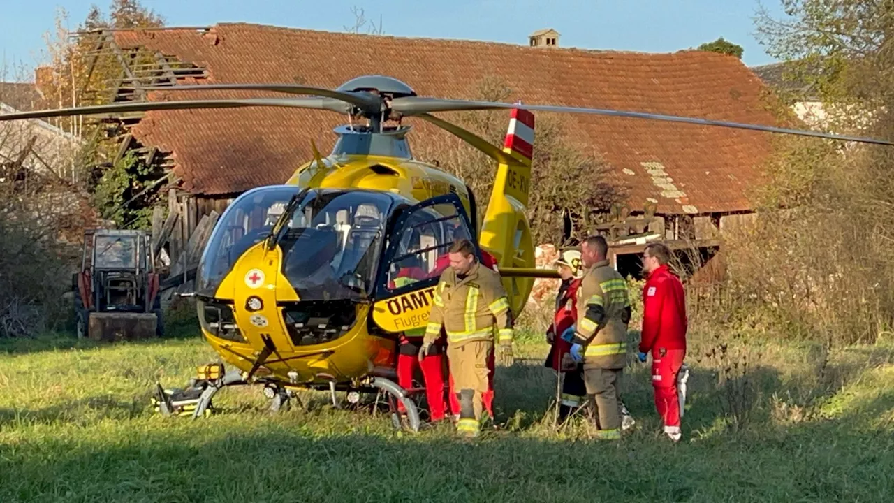 Zwei Arbeiter fallen von Autokran-Arbeitskorb und erleiden schwere Verletzungen