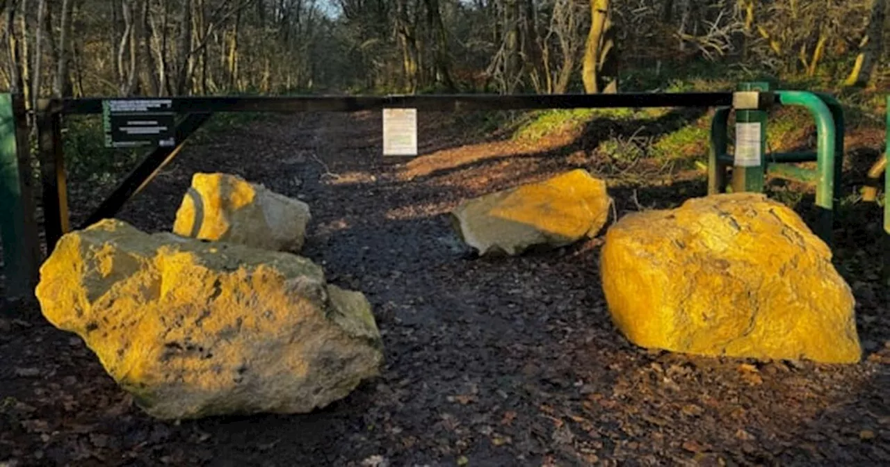 Barriers installed at Sherwood Forest after industrial-scale fly-tipping