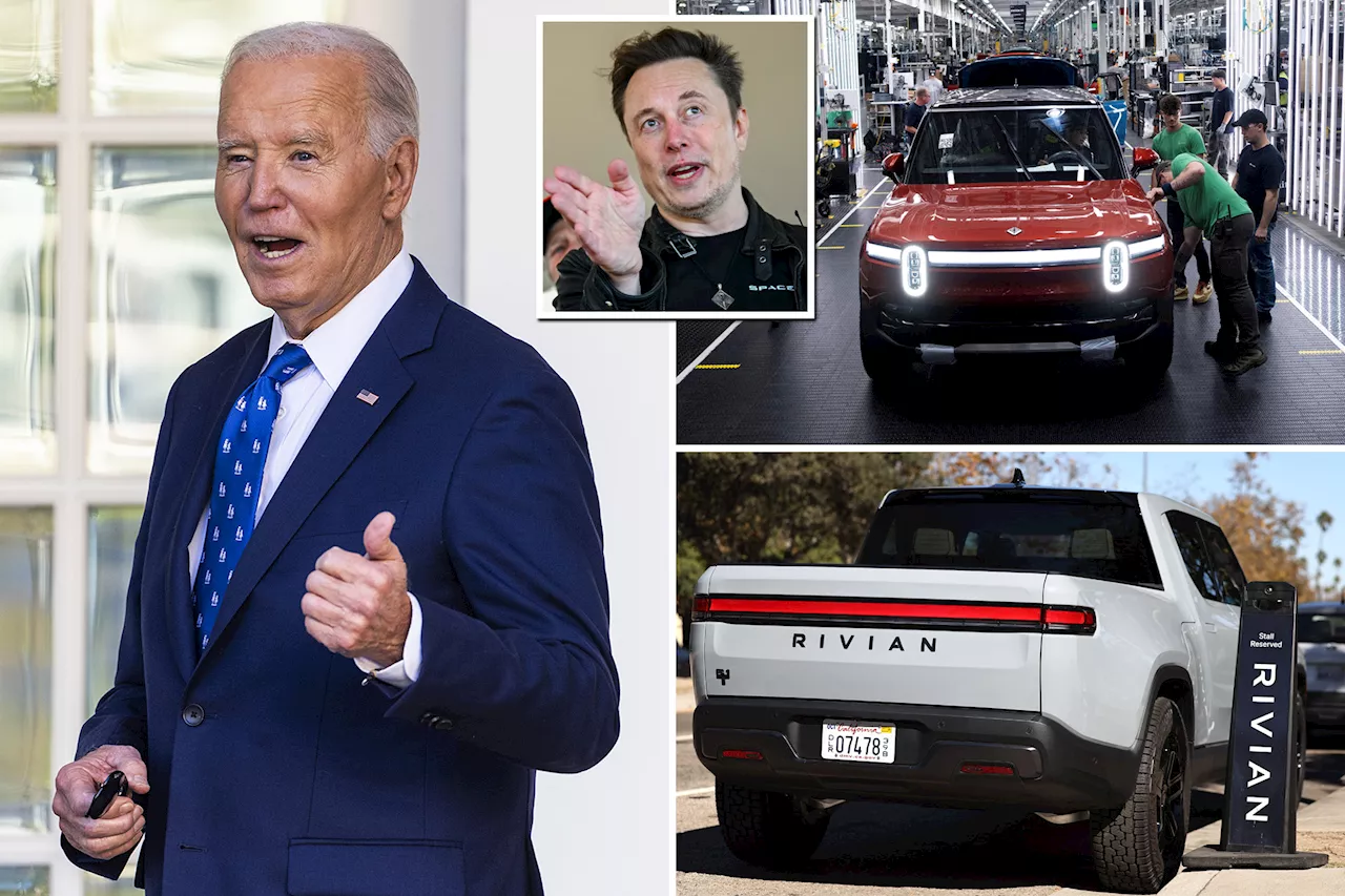 Lame-duck Biden administration loans $6.6B to struggling Tesla rival Rivian