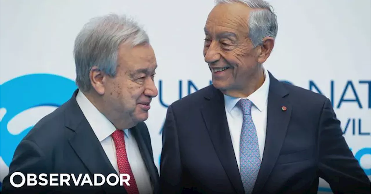 Guterres e Marcelo discutem guerras na Ucrânia e Médio Oriente e ação climática