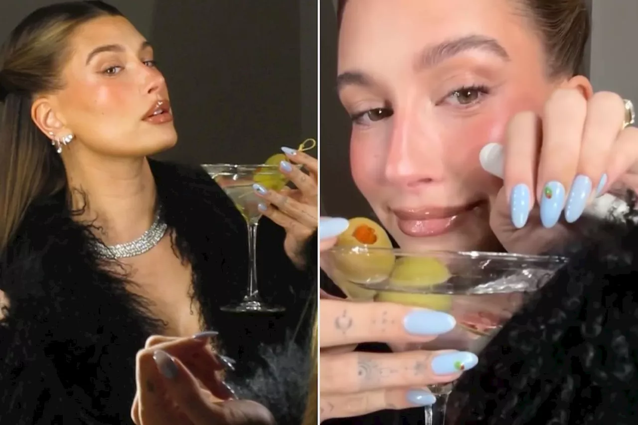 Hailey Bieber Celebrates 28th Birthday with Cocktail-Inspired Bash and Adorable Manicure