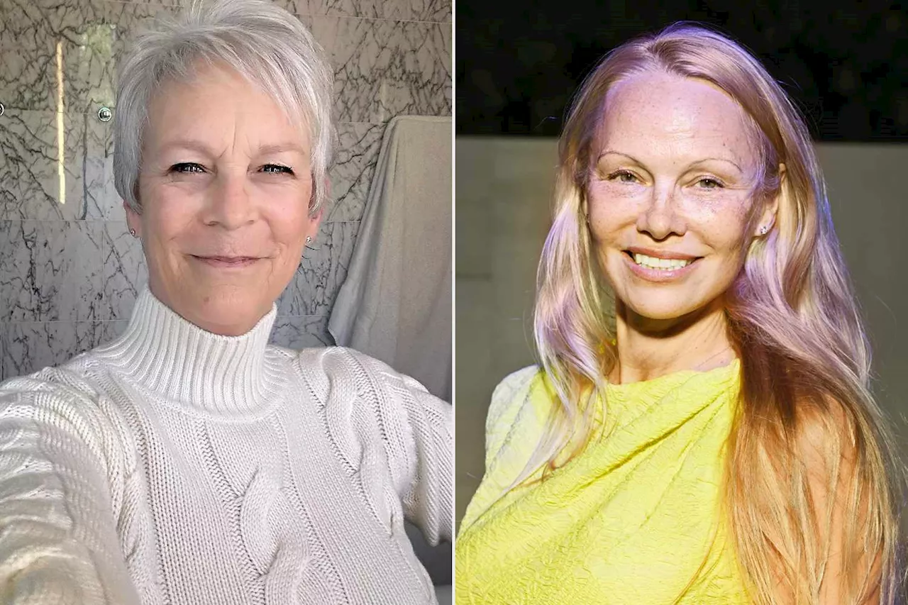 Jamie Lee Curtis Honors Friend Pamela Anderson's No Makeup Movement with Barefaced Selfie