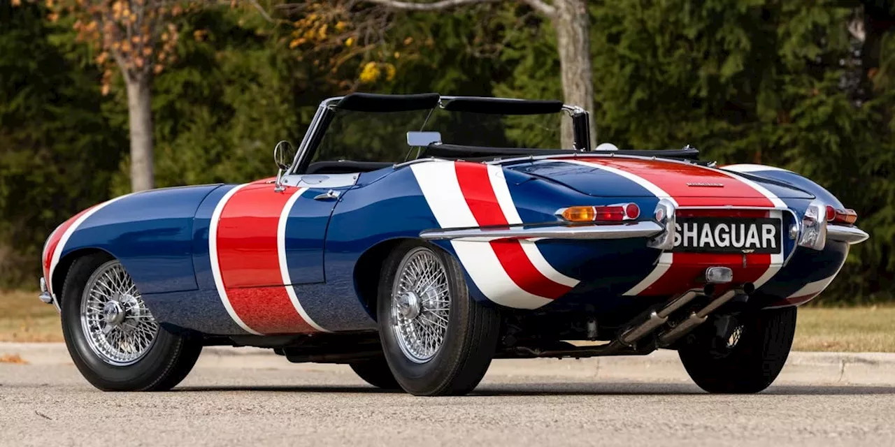 The 'Shaguar' Jaguar E-Type from 'Austin Powers' Is Heading to Auction