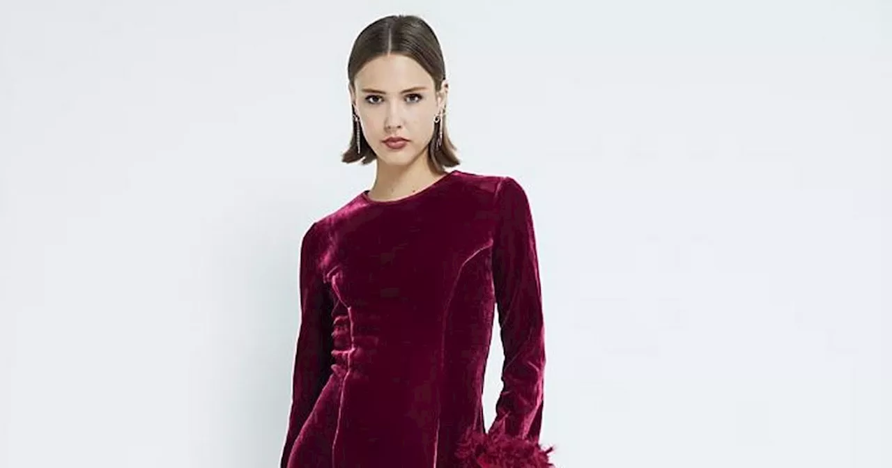 River Island's trending velvet dress is a must-have for Christmas nights out