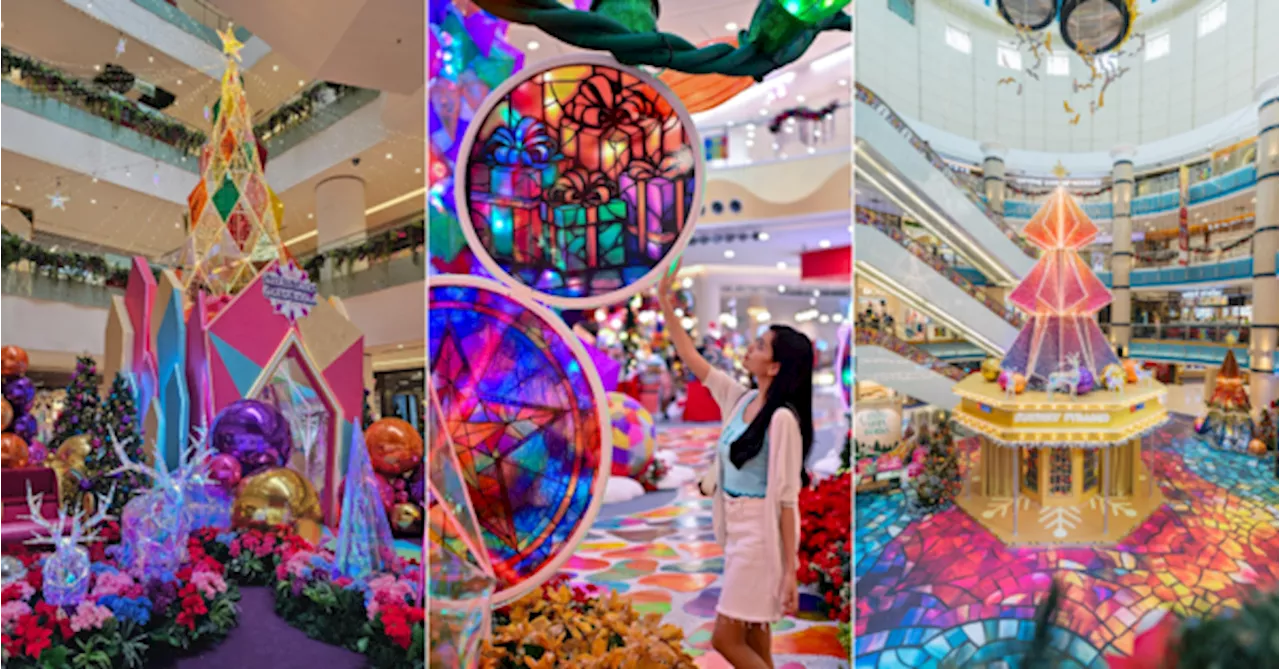 Sunway Malls Puts A Vibrant Twist On Christmas With Gorgeous Stained Glass-Themed Decor