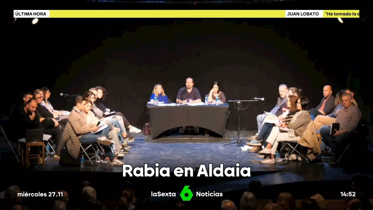 Los vecinos de Aldaia estallan en un pleno ante la falta de ayudas: 'Si le da un infarto a mi hija, ¿qué