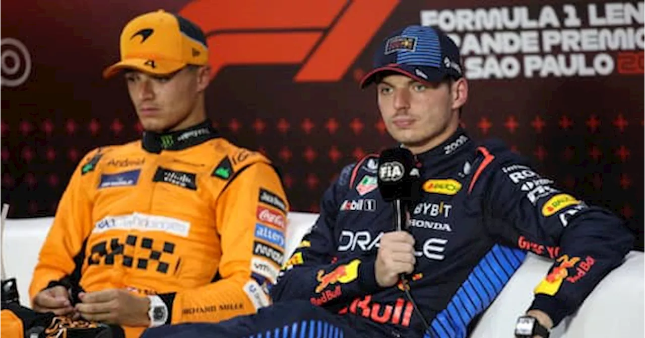 Verstappen: 'Avrei vinto il Mondiale di F1 anche in McLaren'. Norris replica: 'Non credo'