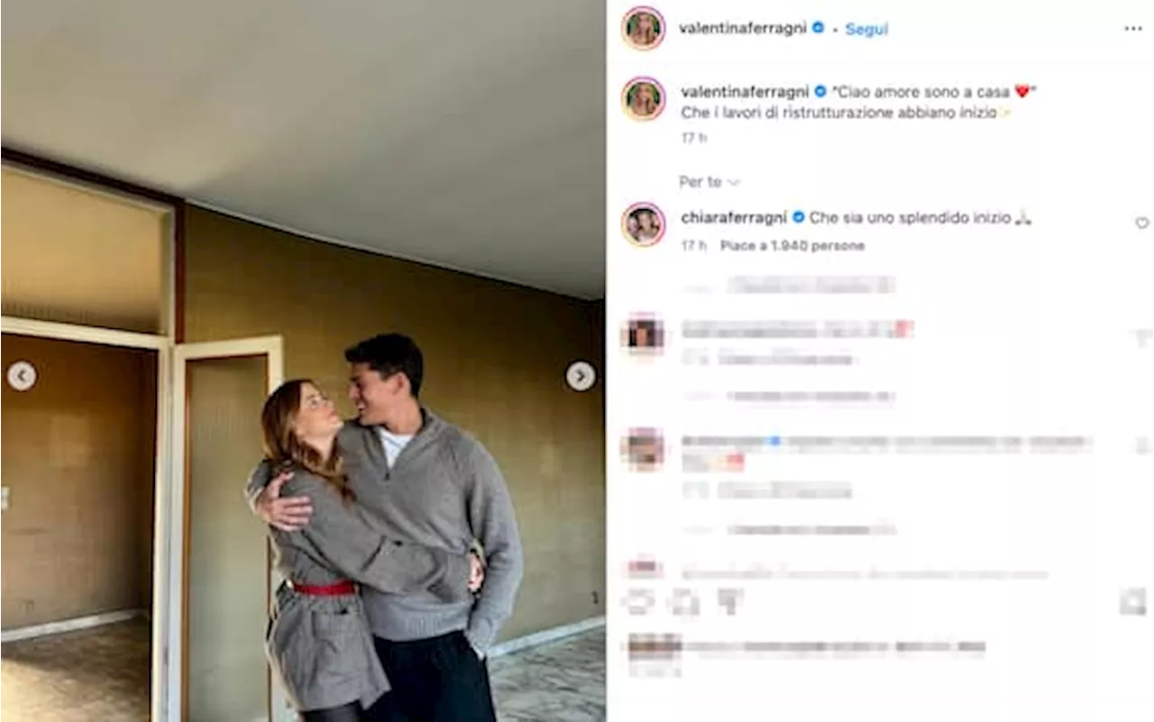 Valentina Ferragni va a vivere con Matteo Napoletano: le foto della casa da ristrutturare