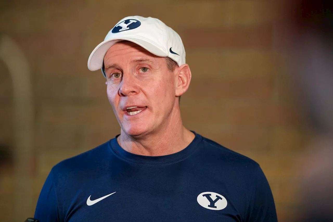 BYU head coach Kalani Sitake talks about Jay Hill being linked to Utah State job