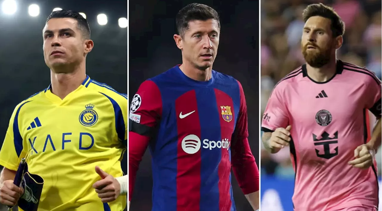 Robert Lewandowski er nå i det gode selskap med Cristiano Ronaldo og Lionel Messi