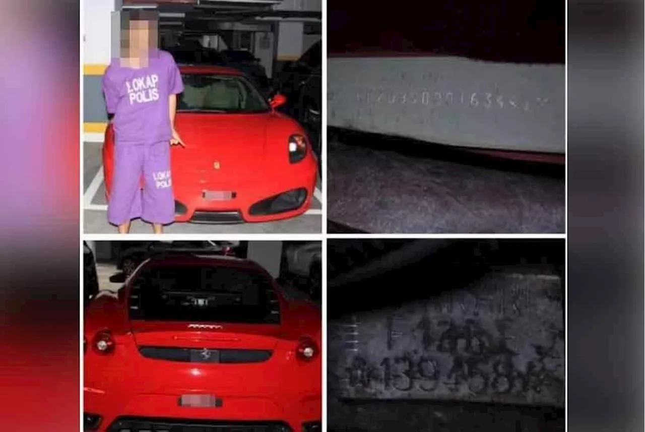 Singer's son and friend charged with theft of businesswoman's Ferrari