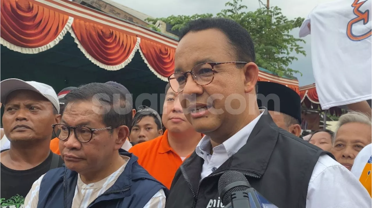 Bakal Nyoblos di TPS 029 Lebak Bulus, Anies Traktir Wartawan Bubur Ayam Bang Ali