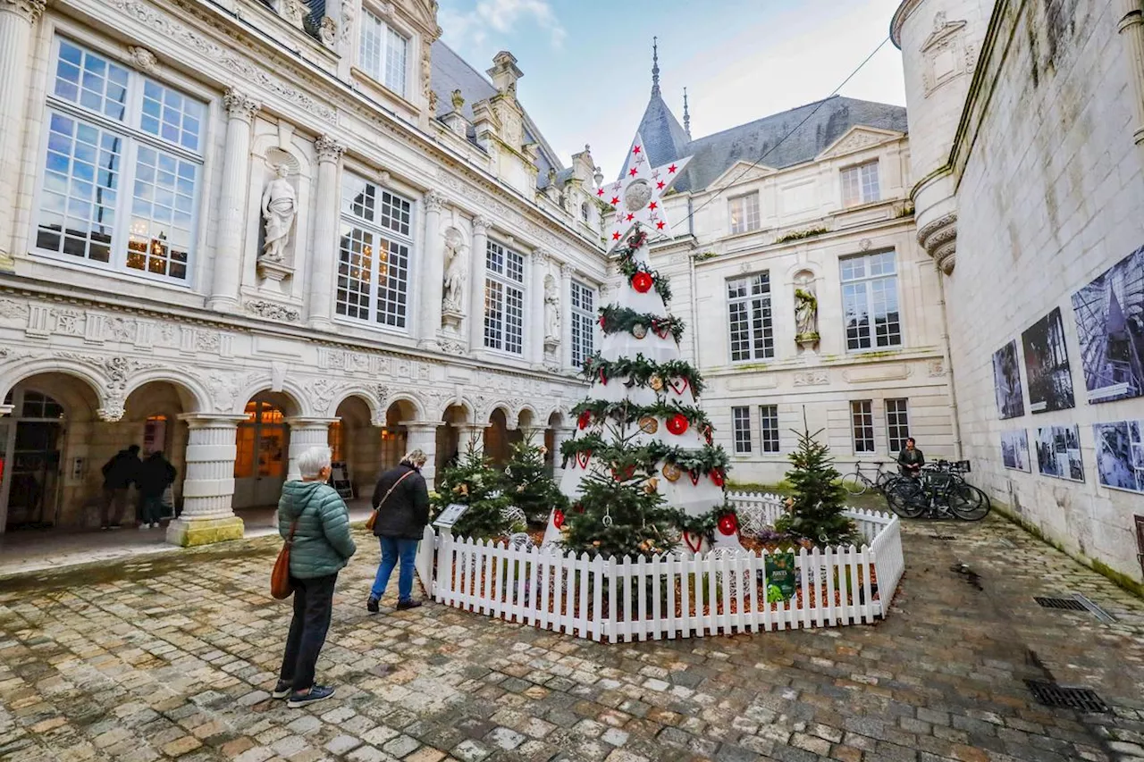 Noël à La Rochelle : le sapin métallique change de place, une navette gratuite en centre-ville